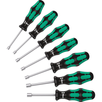 Wera 7 Piece Kraftform Plus 395 HO/7 SM Nutdriver Set