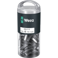 Wera 850/1Z Extra Tough Pozi Screwdriver Bits PZ1 25mm Pack of 100