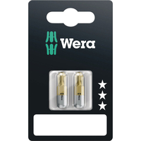 Wera 851/1 TiN SB Phillips Screwdriver Bits PH3 25mm Pack of 2
