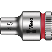 Wera 8790 HMA Zyklop 1/4" Drive Hexagon Socket Metric 1/4" 4.5mm