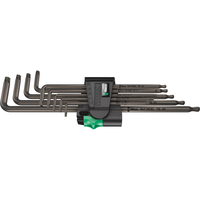 Wera 9 Piece Torx Key Set Long