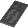 Wera Empty Foam Insert Tray for 9740 L Key and Tape Measure Set