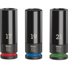 Wera Impaktor 3 Piece 1/2" Drive Hexagon Impact Wheel Socket Set 1/2"