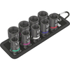 Wera Impaktor 9 Piece 1/2" Drive Hexagon Socket Set on Belt 1/2"