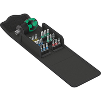 Wera Kraftform Kompakt Stubby Screwdriver and 18 Piece Bit Set