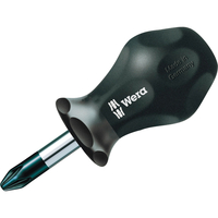 Wera Kraftform PZ1 x 25mm Pozi Stubby Screwdriver