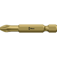 Wera Torsion Extra Hard Pozi Screwdriver Bits PZ1 50mm Pack of 1