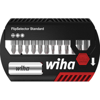 Wiha Flipselector 13 Piece Phillips,  Pozi and Torx Screwdriver Bit Set