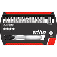 Wiha XLSelector 17 Piece Screwdriver Bit and Ratchet Driver Set