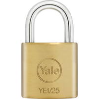 Yale 25mm Brass Padlock