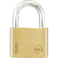 Yale 50mm Brass Padlock