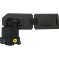 Yale 51mm Hinged Hasp & Weatherproof Padlock Set