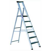 Youngman 2.1m Industrial Aluminium Platform Step Ladder 10 Tread