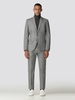 British Grey Prince of Wales Mod Check Camden Fit Jacket 44R Grey
