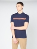 Chest Stripe Tee Small Dark Navy