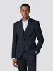 Midnight Navy Broken Effect Stretch Camden Fit Jacket 40R Navy