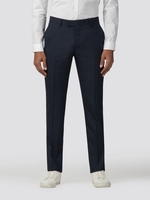 Midnight Navy Broken Effect Stretch Camden Fit Trouser 40R Navy