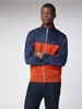 Navy & Orange Zip Up Tricot Track Top Ben Sherman Est 1963 - XL