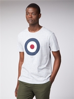 Oxford Grey Marl Target T-Shirt Ben Sherman Est 1963 - Small