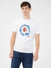 Plectrum Target Graphic Tee Large White