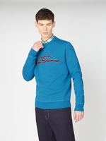 Signature Logo Sweatshirt Small Petrol