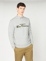 Signature Logo Sweatshirt XXL Steel