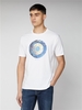 White Tropical Target Print Tee Ben Sherman Est 1963 - XXL