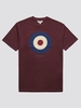 Wine Red Signature Mod Target Tee Small Wine