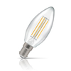 Crompton Candle LED Light Bulb Dimmable B15 5W (40W Eqv) Warm White Clear