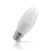 Crompton Candle LED Light Bulb Dimmable B22 5W (40W Eqv) Daylight Opal