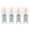 Crompton G9 Capsule LED Light Bulb 2.5W (25W Eqv) Cool White 4-Pack Opal