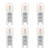 Crompton G9 Capsule LED Light Bulb 2.5W (25W Eqv) Cool White 6-Pack Opal