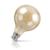 Crompton Globe LED Light Bulb G95 B22 5W (40W Eqv) Warm White Vintage