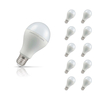 Crompton GLS LED Light Bulb Dimmable E27 14W (100W Eqv) Warm White 10-Pack