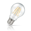 Crompton GLS LED Light Bulb Dimmable E27 5W (40W Eqv) Warm White Filament Clear