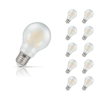Crompton GLS LED Light Bulb Dimmable E27 7.5W (60W Eqv) Warm White 10-Pack Pearl