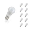 Crompton GLS LED Light Bulb E27 11W (75W Eqv) Daylight 10-Pack Opal