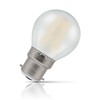 Crompton Golfball LED Light Bulb Dimmable B22 5W (40W Eqv) Warm White Pearl