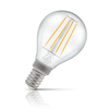 Crompton Golfball LED Light Bulb Dimmable E14 5W (40W Eqv) Warm White Clear