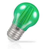 Crompton Golfball LED Light Bulb E27 4W (25W Eqv) Green IP65 Harlequin