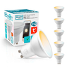 Crompton GU10 Spotlight LED Bulb Smart Wifi 5W (50W Eqv) Tuneable White 5-Pack