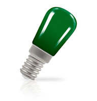 Crompton Pygmy LED Light Bulb E14 1.3W (15W Eqv) Green IP65 Coloured