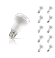 Crompton R64 Reflector LED Light Bulb E27 8.5W (85W Eqv) Warm White 10-Pack