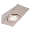 Culina Lago LED Wedge Under Cabinet Light 1.5W Cool White Opal and Satin Nickel