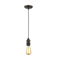 Inlight Dale E27 Pendant Cord Set Bronze & Black