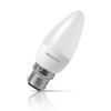 Megaman Candle LED Light Bulb B22 3.5W (25W Eqv) Warm White Opal