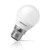 Megaman Golfball LED Light Bulb B22 2.9W (25W Eqv) Warm White Opal