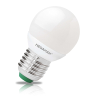 Megaman LED Golfball E27 3.5W 2800K ES Screw Light Bulb 143392