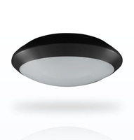 Phoebe LED Bulkhead 15W Melana Emergency Cool White 110° Black IP66