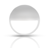 Phoebe LED Bulkhead Eyelid Cover Melana White